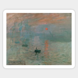 Impression, Sunrise by Claude Monet Sticker